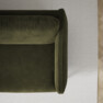 Madison Lux - 3-sits soffa med divan höger - Grön