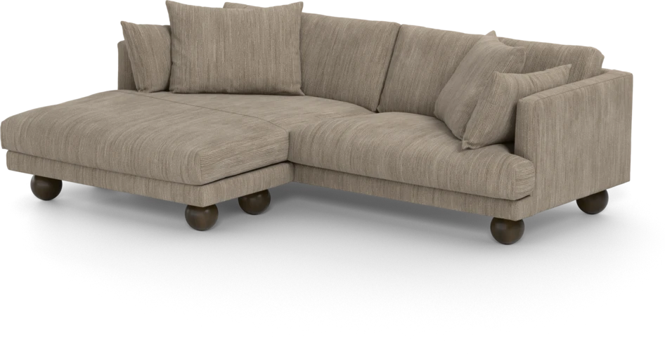 Harper - 4-sits med schäslong XL vänster - Beige