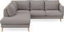Madison - 2-sits soffa med divan vänster - Grå