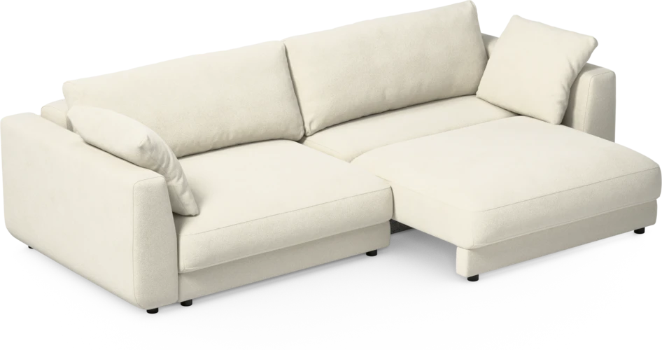 Amie - Bäddsoffa 4-sits - Vit