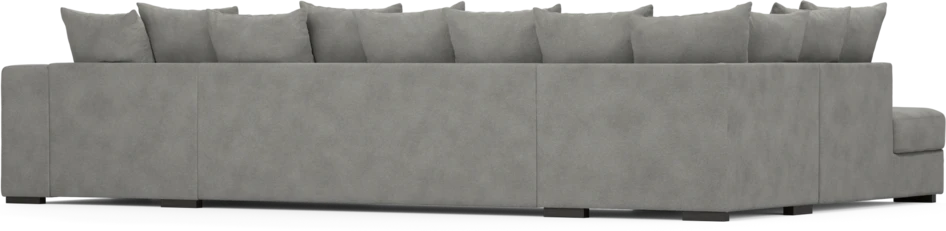 Town - 3-sits soffa med divan vänster och schäslong höger - Grå