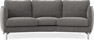 Madison - 3-sits soffa svängd, 70 cm - Brun
