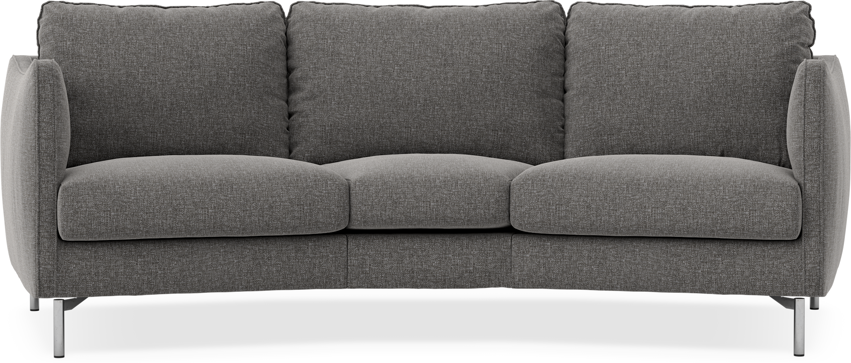 Madison - 3-sits soffa svängd, 70 cm - Brun
