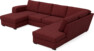 Friday - 3-sits soffa med schäslong vänster och divan höger - Rosa