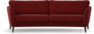 Bridge - 3-sits soffa svängd - Röd