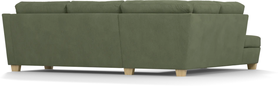 Friday - 2,5-sits soffa med divan vänster - Grön