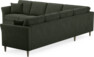 Eden - Hörnsoffa, 3+3-sits - Grön