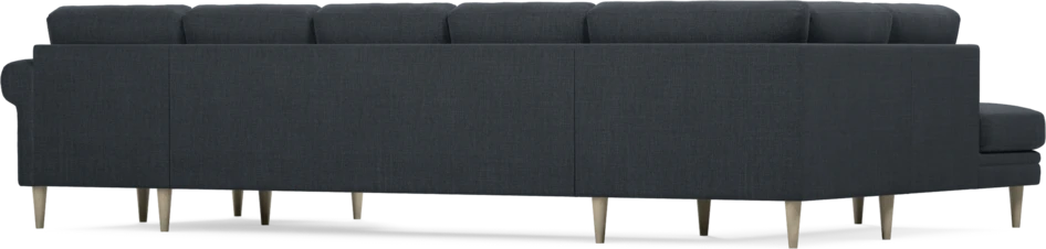 Eden - 3-sits soffa med divan vänster och schäslong höger - Blå