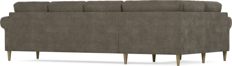 Eden - Hörnsoffa, 1+3-sits - Brun