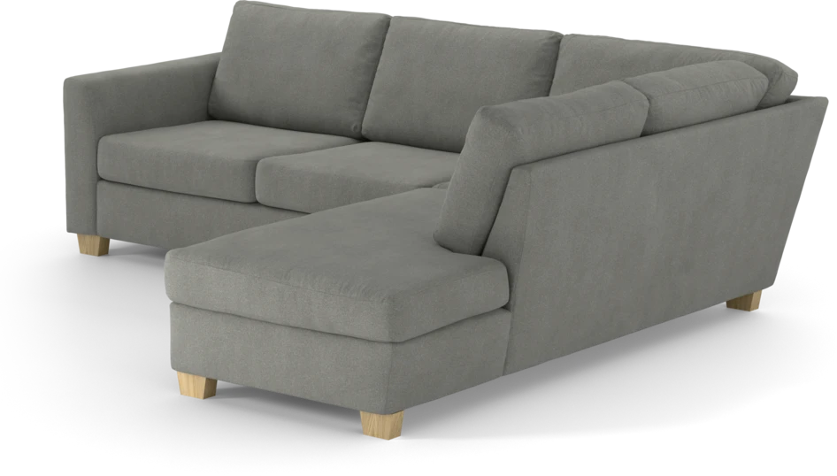 Friday - 2,5-sits soffa med divan höger - Grå