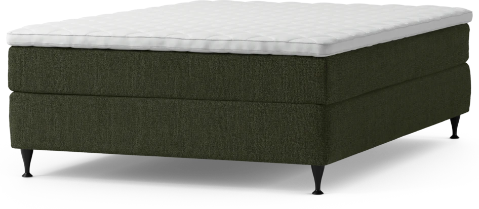 Delux Sense - Kontinentalsäng, enkelsäng 140 cm med bäddmadrass och sängben