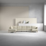 County - 4-sits soffa med divan vänster och schäslong höger - Beige