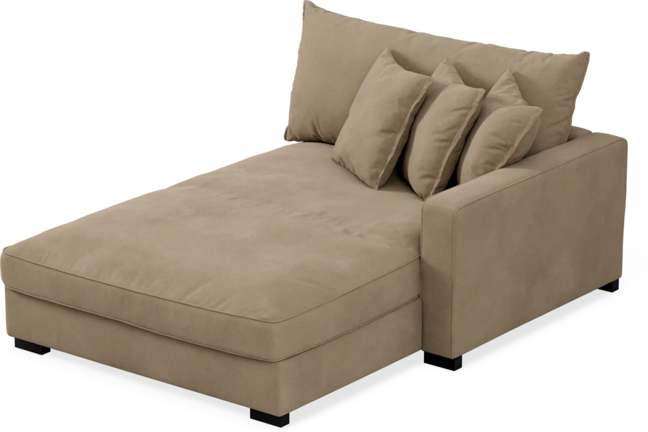 Rossi - Schäslong XL höger - Beige