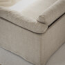 Cherrie - 3-sits soffa, hel dyna och kappa - Beige
