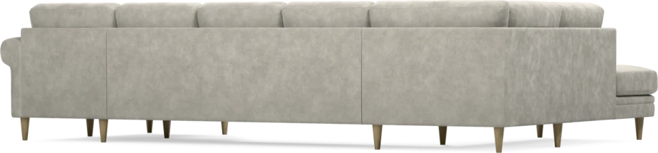 Eden - 3-sits soffa med divan vänster och schäslong höger - Grå