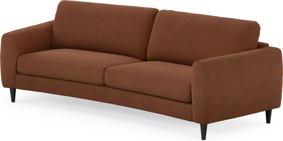 Bridge - 3-sits soffa svängd - Orange