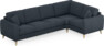 Eden - Hörnsoffa, 3+1-sits - Blå