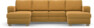 Friday - 2-sits soffa med två schäslonger - Gul