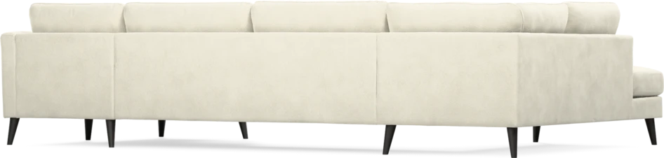 Bridge - 3-sits soffa med divan vänster och schäslong höger - Vit