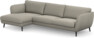 Madison Lux - 3-sits soffa med schäslong vänster - Grå