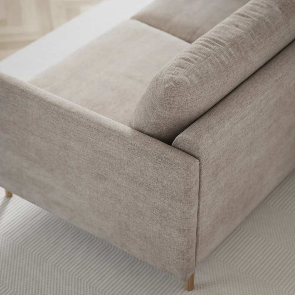 Madison Lux - Hörnsoffa med schäslong höger - Beige