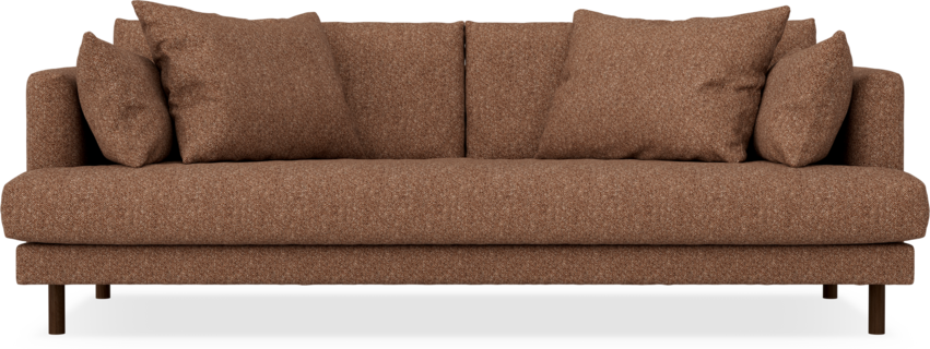 Harper - 3-sits soffa, hel dyna - Orange