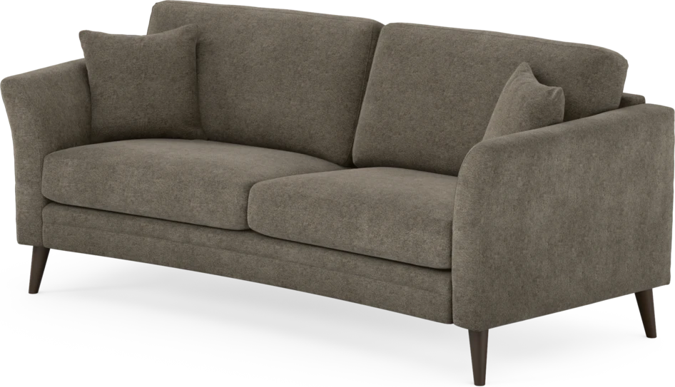 Eden - 2,5-sits soffa svängd - Brun