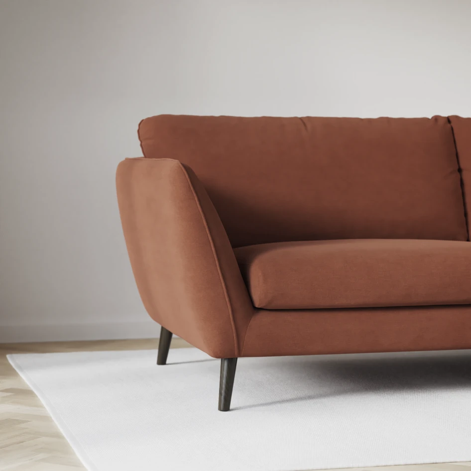 Madison Lux - Hörnsoffa 2+3-sits, hörn 2 - Röd