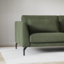 Willow - 3-sits soffa med divan höger, fast klädsel - Grön