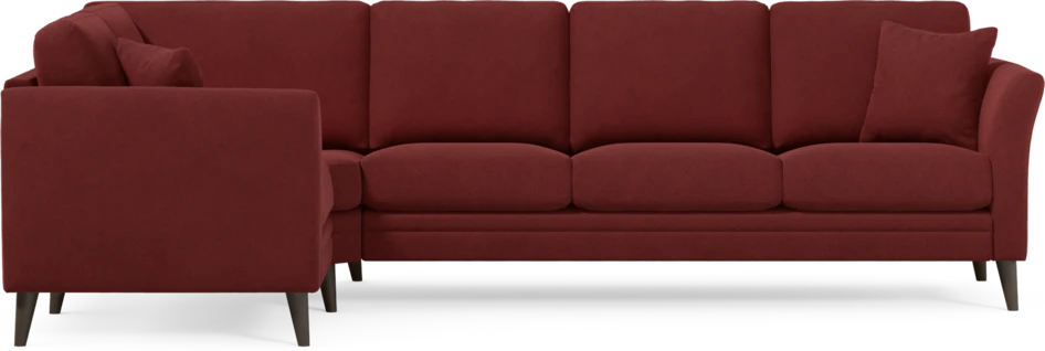 Eden - Hörnsoffa, 1+3-sits - Röd
