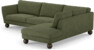 Madison Lux - 3-sits soffa med divan höger - Grön