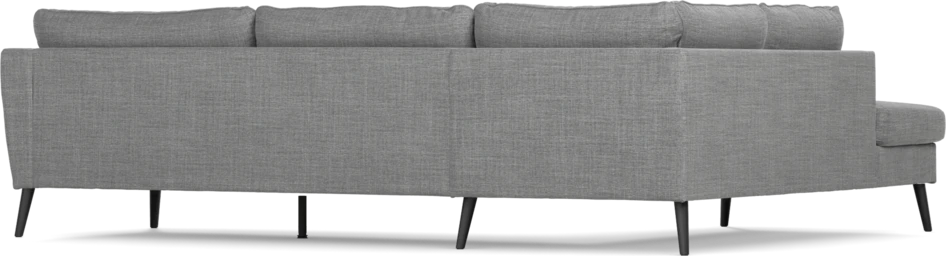 County - 2,5-sits soffa med divan vänster - Grå