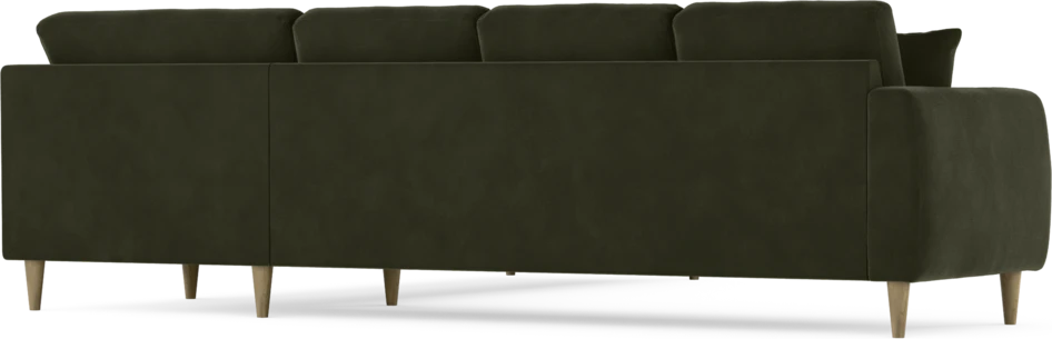 Eden - Hörnsoffa, 3+3-sits - Grön