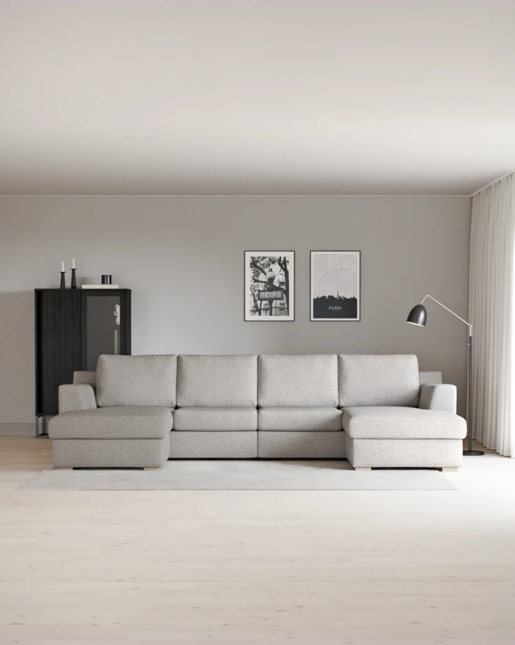 Friday - 2-sits soffa med två schäslonger - inspiration