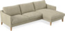 Winston - 3-sits soffa med schäslong, vändbar - Beige