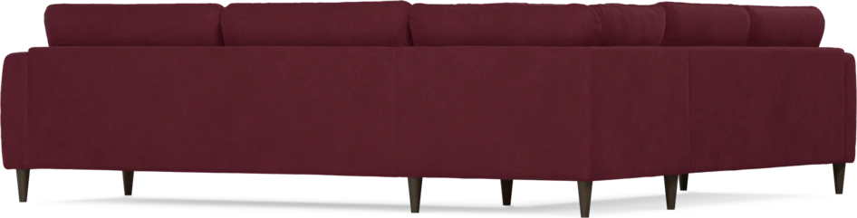 Bridge - Hörnsoffa, 2+3-sits - Röd