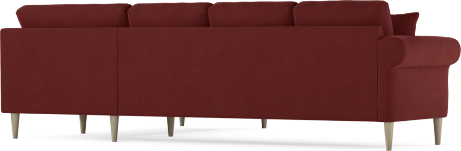 Eden - Hörnsoffa, 3+2-sits - Röd