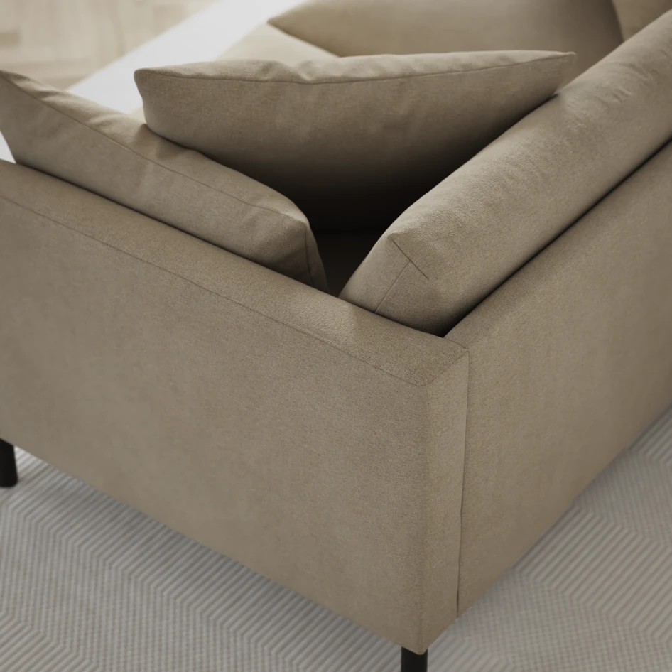 Harper - 3-sits soffa - Beige