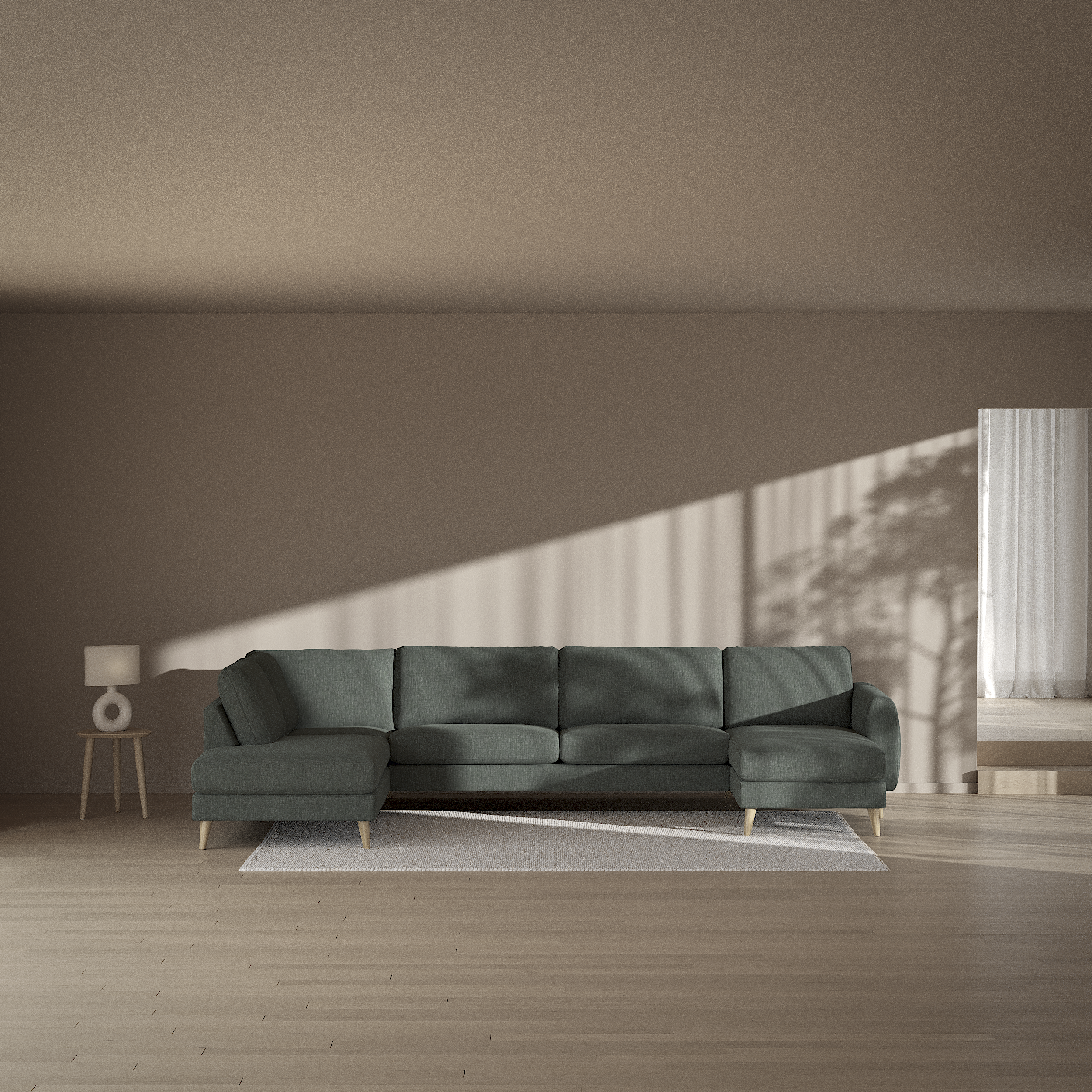 Bridge - 3-sits soffa med divan vänster och schäslong höger - inspiration