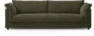 Cherrie - 4-sits soffa, hel dyna och kappa - Grön