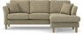 Eden - 2-sits soffa med schäslong - Beige