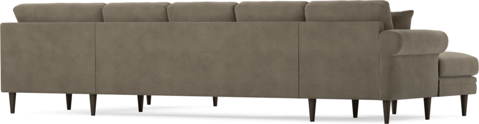Eden - 3-sits soffa med schäslong vänster och divan höger - Beige