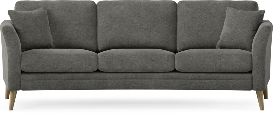Eden - 3-sits soffa svängd - Grå