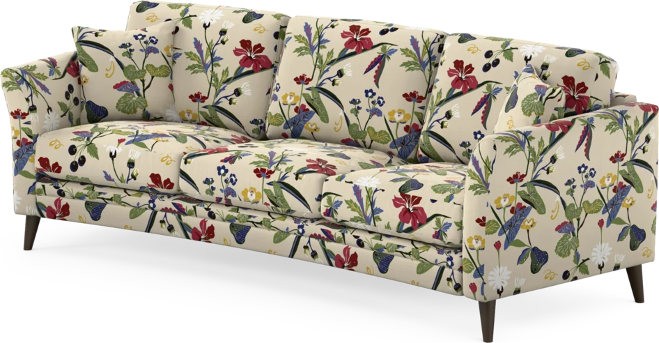 Eden - 3-sits soffa svängd - Flerfärgad