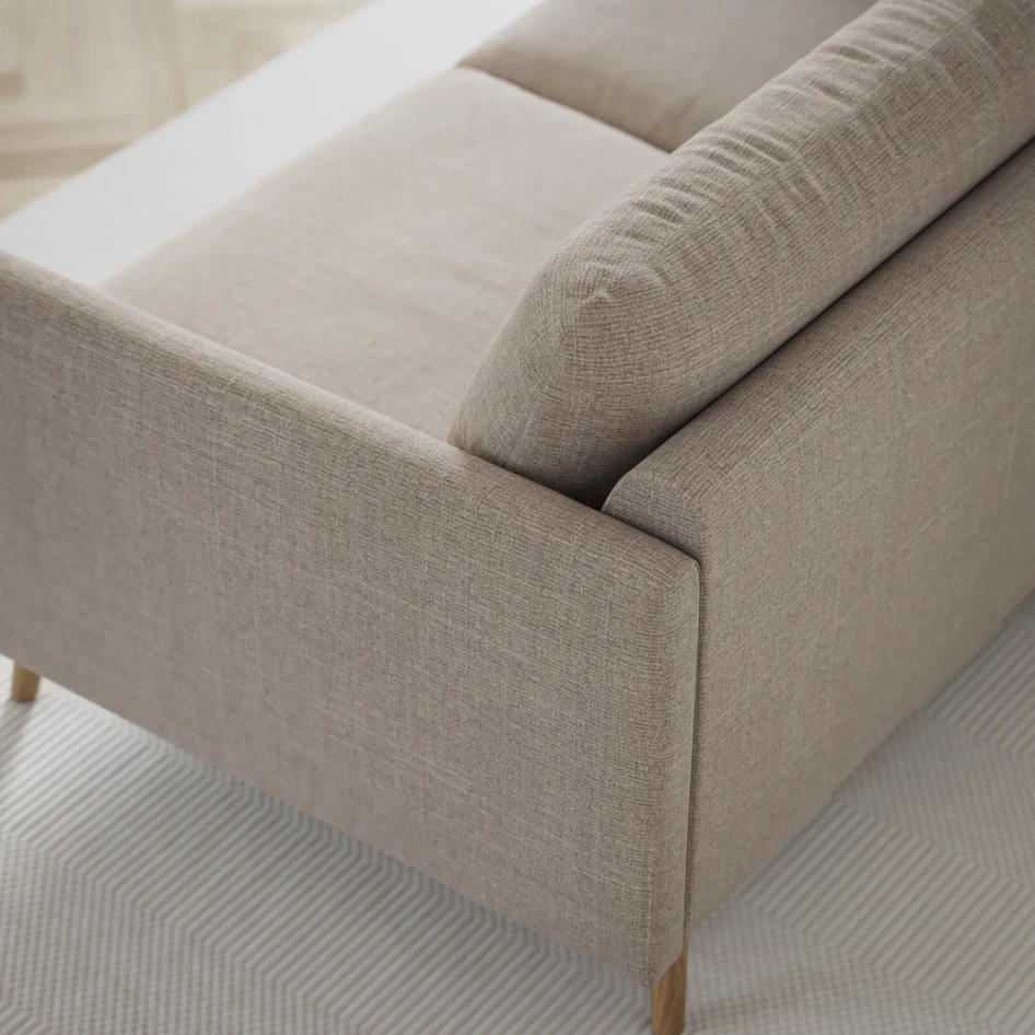 Madison - Hörnsoffa med schäslong vänster - Beige