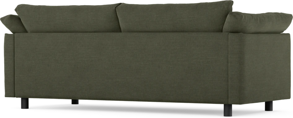 Cherrie - 2,5-sits soffa, hel dyna, fast klädsel - Grön
