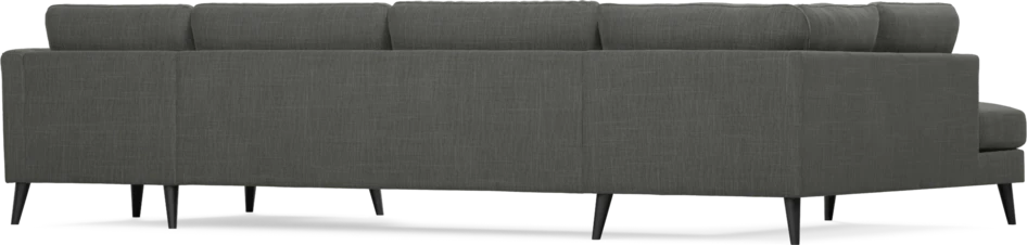 Bridge - 3-sits soffa med divan vänster och schäslong höger - Grå