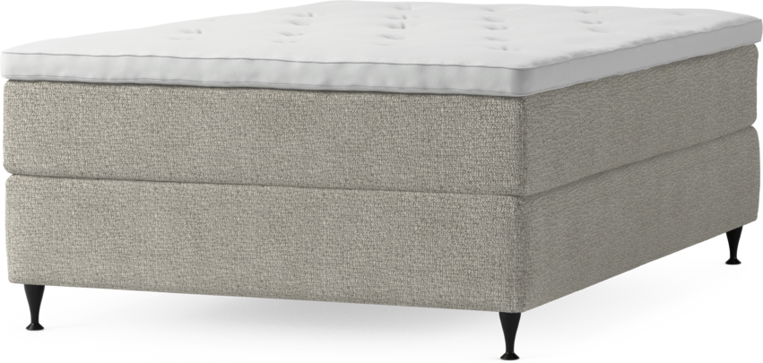 Delux Dream - Kontinentalsäng, enkelsäng 140 cm med bäddmadrass och sängben