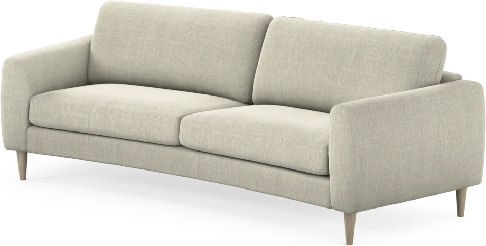 Bridge - 3-sits soffa svängd - Beige