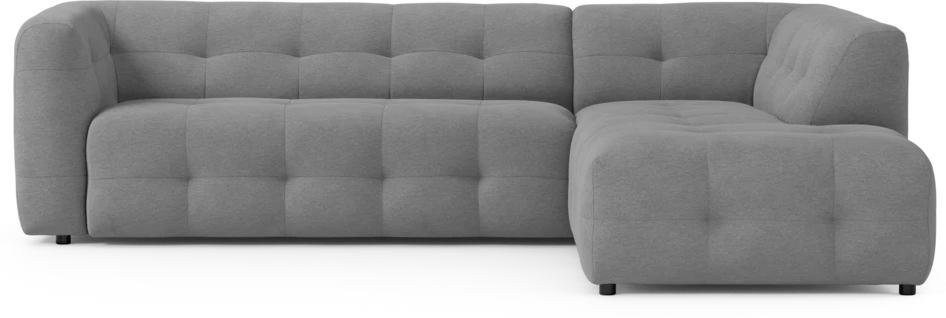 Bella - 3-sits soffa med divan höger - Grå